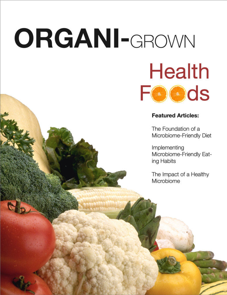 The cover page of an ORGANI-grown magazine
